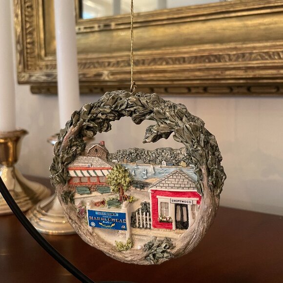 Vintage Hestia Ceramic Christmas Ornament - Picture 2 of 9